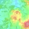 Mapa topográfico Vairão, altitude, relevo