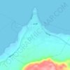Mapa topográfico Hormuz, altitude, relevo