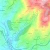 Mapa topográfico Banho e Carvalhosa, altitude, relevo
