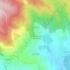 Mapa topográfico Briteiros (Santa Leocádia), altitude, relevo