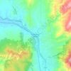 Mapa topográfico Steamboat Springs, altitude, relevo
