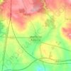 Mapa topográfico Motilla del Palancar, altitude, relevo
