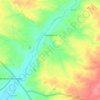 Mapa topográfico Castroponce, altitude, relevo