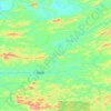 Mapa topográfico Kapit, altitude, relevo