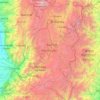 Mapa topográfico Chimborazo, altitude, relevo