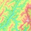 Mapa topográfico Kiphire, altitude, relevo