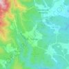 Mapa topográfico Tourigo, altitude, relevo