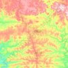Mapa topográfico Casca, altitude, relevo