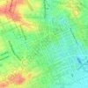 Mapa topográfico Centro, altitude, relevo