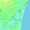 Mapa topográfico Muthukur, altitude, relevo