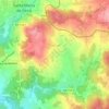 Mapa topográfico Fornos, altitude, relevo