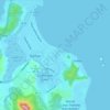 Mapa topográfico Kailua, altitude, relevo