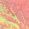 Mapa topográfico Nubra, altitude, relevo