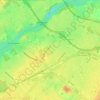 Mapa topográfico Cartierville, altitude, relevo