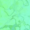 Mapa topográfico Tureň, altitude, relevo