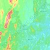 Mapa topográfico Itajuípe, altitude, relevo