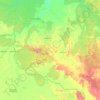 Mapa topográfico Rondônia, altitude, relevo