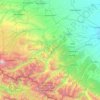 Mapa topográfico Баксан, altitude, relevo