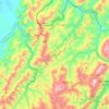 Mapa topográfico Otanche, altitude, relevo