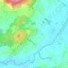 Mapa topográfico Minhotães, altitude, relevo