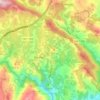 Mapa topográfico Noura, altitude, relevo