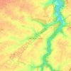 Mapa topográfico Béville-le-Comte, altitude, relevo