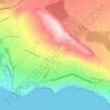 Mapa topográfico Ribeirinha, altitude, relevo