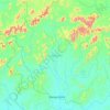 Mapa topográfico Lamandau, altitude, relevo