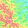 Mapa topográfico Sieuras, altitude, relevo