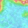 Mapa topográfico Vale dos Reis, altitude, relevo