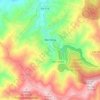 Mapa topográfico Benfeita, altitude, relevo