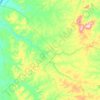 Mapa topográfico São Bento do Tocantins, altitude, relevo