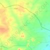 Mapa topográfico Zango, altitude, relevo