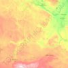 Mapa topográfico Little Pine 116, altitude, relevo