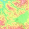 Mapa topográfico Шынаанский сумон, altitude, relevo