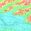 Mapa topográfico Colayrac-Saint-Cirq, altitude, relevo