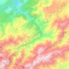 Mapa topográfico Sti Fadma ⵙⵜⵉ ⴼⴰⴹⵎⴰ ستي فاطمة, altitude, relevo