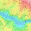 Mapa topográfico Miragaia, altitude, relevo