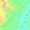 Mapa topográfico Santana do Araguaia, altitude, relevo