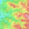 Mapa topográfico Le Mas-de-Tence, altitude, relevo