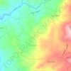 Mapa topográfico Ardegão, altitude, relevo