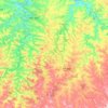 Mapa topográfico Rio Vorá, altitude, relevo