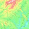 Mapa topográfico Proença-a-Nova, altitude, relevo