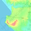 Mapa topográfico Paita, altitude, relevo