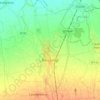 Mapa topográfico Racconigi, altitude, relevo