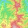Mapa topográfico São Miguel do Mato, altitude, relevo