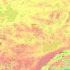 Mapa topográfico 班戈县 དཔལ་མགོན་རྫོང།, altitude, relevo