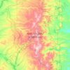 Mapa topográfico Aldo Leopold Wilderness, altitude, relevo