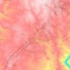 Mapa topográfico Duas Igrejas, altitude, relevo