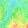 Mapa topográfico Herten, altitude, relevo